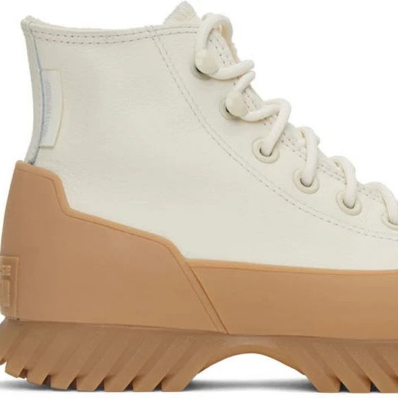 NEW LEATHER CONVERSE Chuck Taylor All Star 2.0 Lugged Sneakers. NWOT - Picture 3 of 6